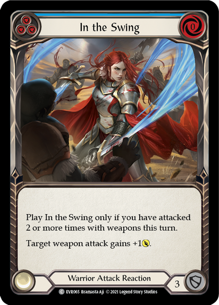 In the Swing (Blue) - Flesh and Blood TCG - MoxLand