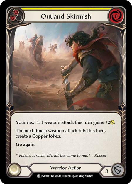 Outland Skirmish (Yellow) - Flesh and Blood TCG - MoxLand