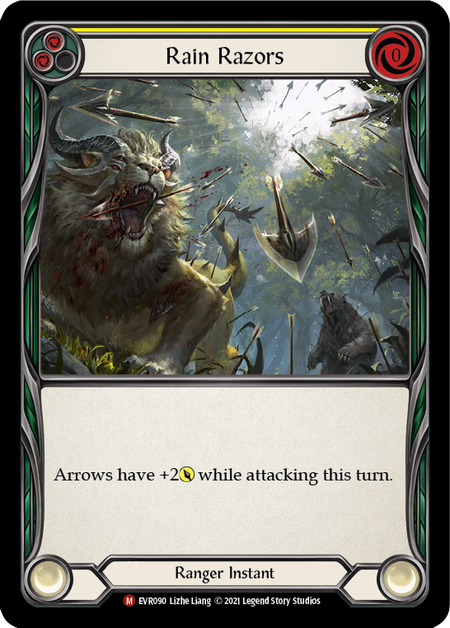 Rain Razors (Yellow) - Flesh and Blood TCG - MoxLand