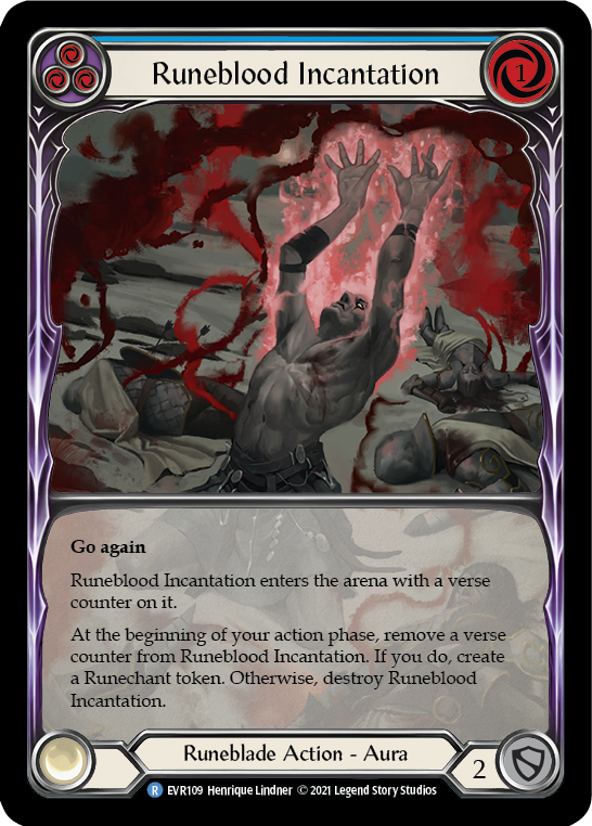 Runeblood Incantation (Blue) - Flesh and Blood TCG - MoxLand