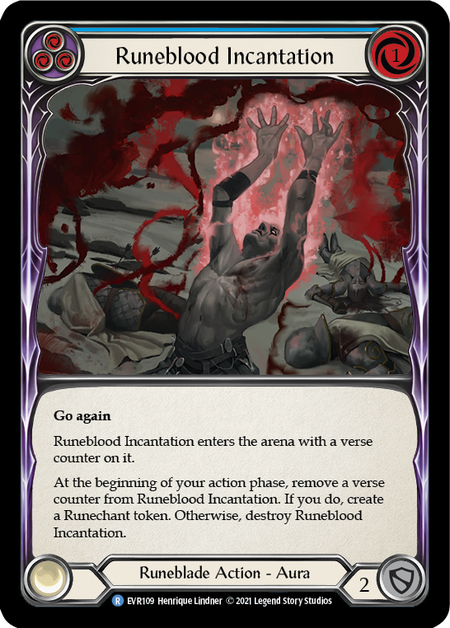 Runeblood Incantation (Blue) - Flesh and Blood TCG - MoxLand