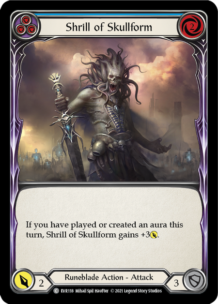 Shrill of Skullform (Blue) - Flesh and Blood TCG - MoxLand