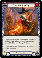 Emeritus Scolding (Red) - Flesh and Blood TCG - MoxLand