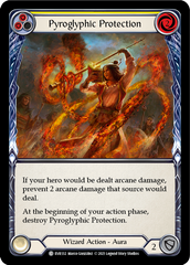 Pyroglyphic Protection (Yellow) - Flesh and Blood TCG - MoxLand