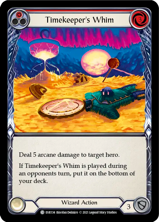 Timekeeper's Whim (Red) - Flesh and Blood TCG - MoxLand
