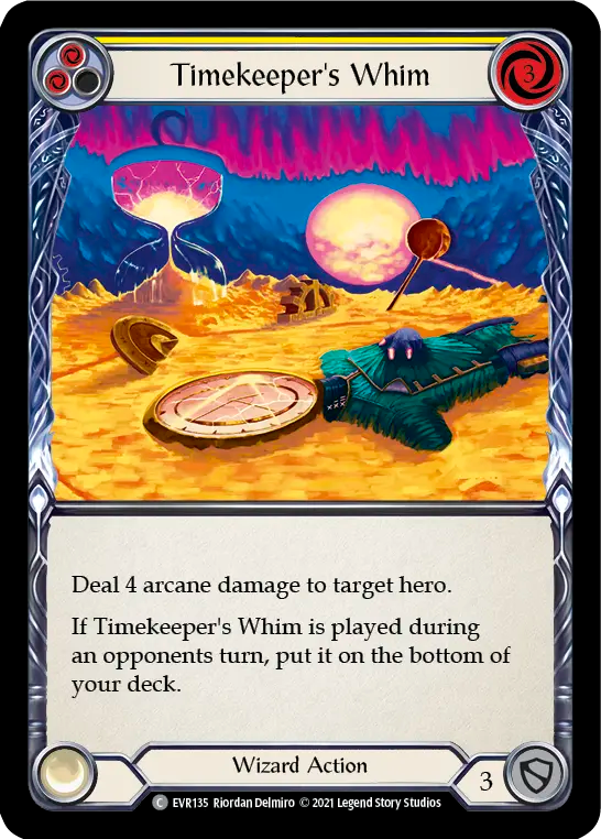 Timekeeper's Whim (Yellow) - Flesh and Blood TCG - MoxLand