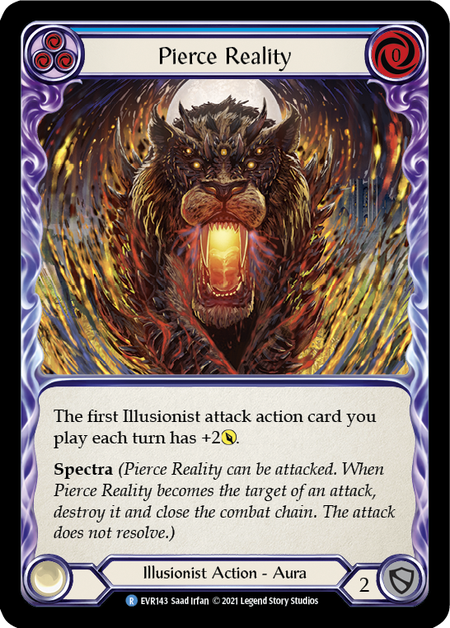 Pierce Reality (Blue) - Flesh and Blood TCG - MoxLand
