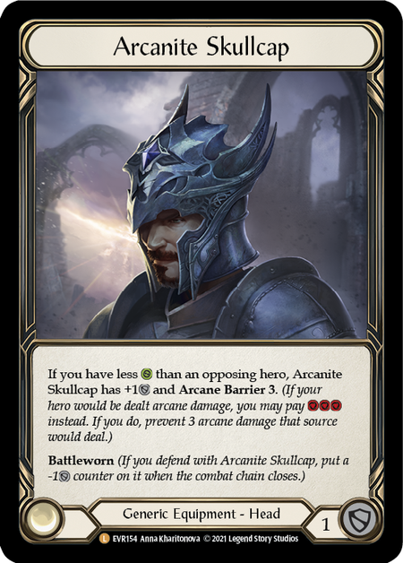 Arcanite Skullcap - Flesh and Blood TCG - MoxLand
