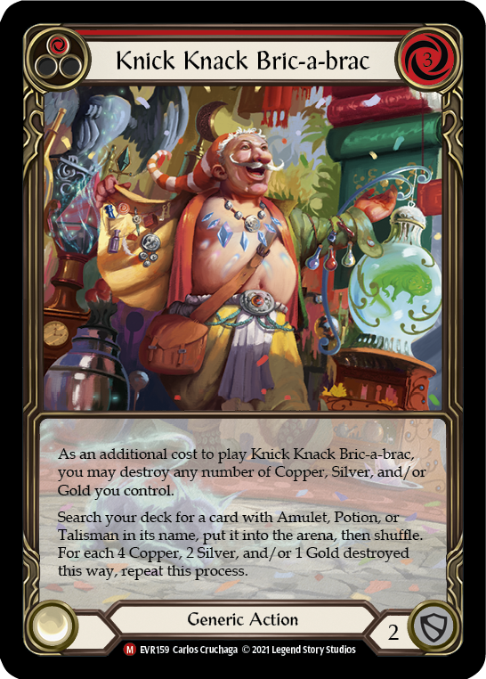 Knick Knack Bric-a-brac (Red) - Flesh and Blood TCG - MoxLand