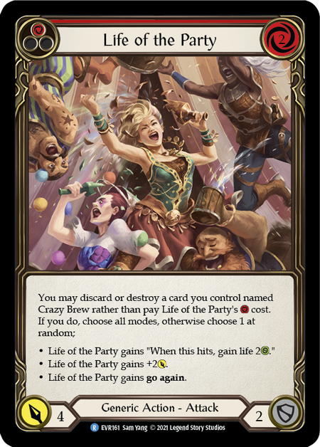 Life of the Party (Red) - Flesh and Blood TCG - MoxLand