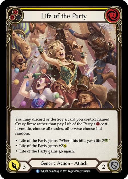 Life of the Party (Yellow) - Flesh and Blood TCG - MoxLand