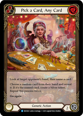 Pick a Card, Any Card (Yellow) - Flesh and Blood TCG - MoxLand