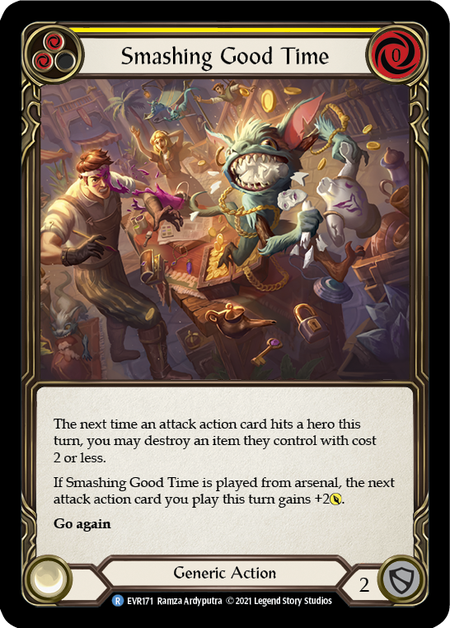 Smashing Good Time (Yellow) - Flesh and Blood TCG - MoxLand