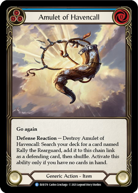 Amulet of Havencall (Blue) - Flesh and Blood TCG - MoxLand