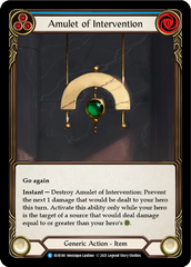 Amulet of Intervention (Blue) - Flesh and Blood TCG - MoxLand
