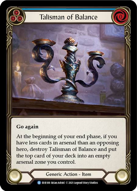 Talisman of Balance (Blue) - Flesh and Blood TCG - MoxLand