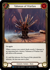 Talisman of Warfare (Yellow) - Flesh and Blood TCG - MoxLand