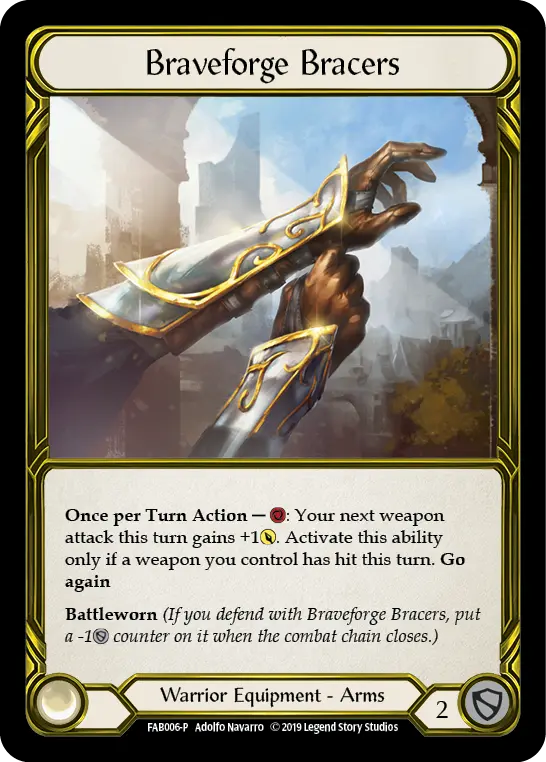 Braveforge Bracers - Flesh and Blood TCG - MoxLand
