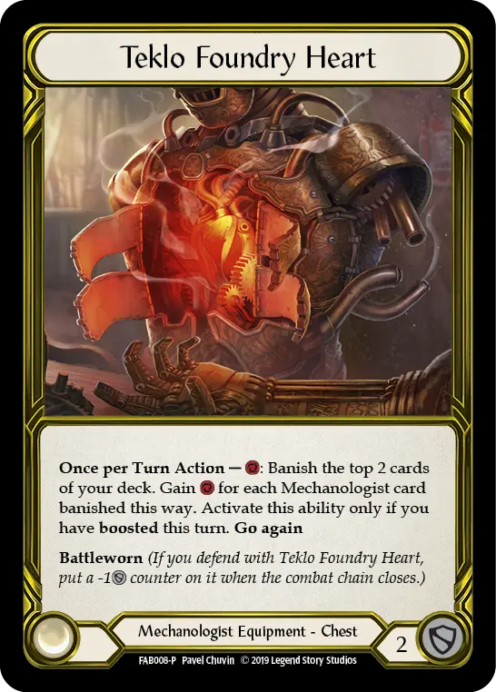Teklo Foundry Heart - Flesh and Blood TCG - MoxLand