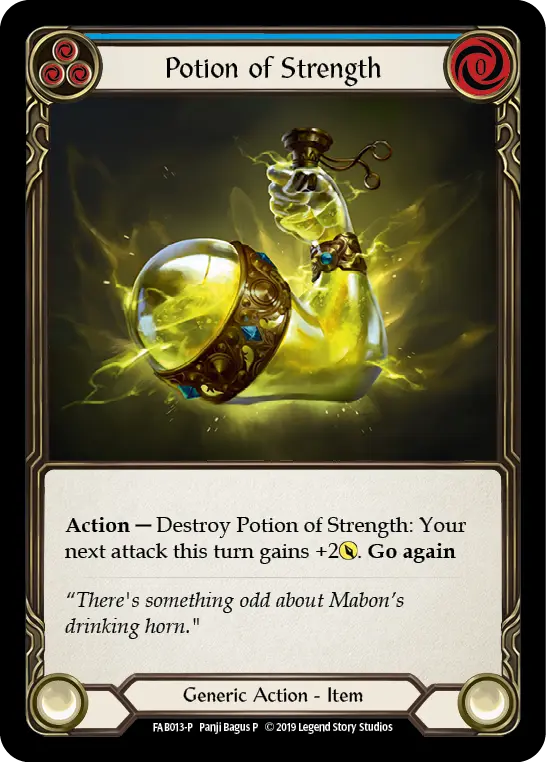 Potion of Strength (Blue) - Flesh and Blood TCG - MoxLand