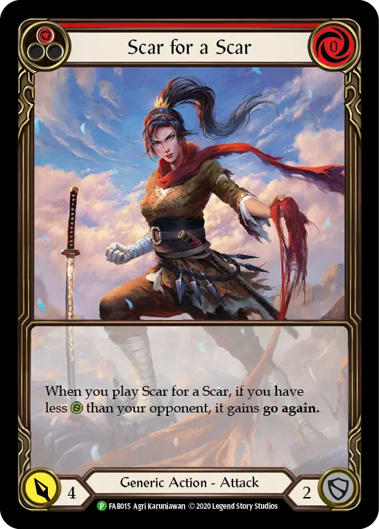 Scar for a Scar (Red) - Flesh and Blood TCG - MoxLand