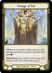 Vestige of Sol - Flesh and Blood TCG - MoxLand