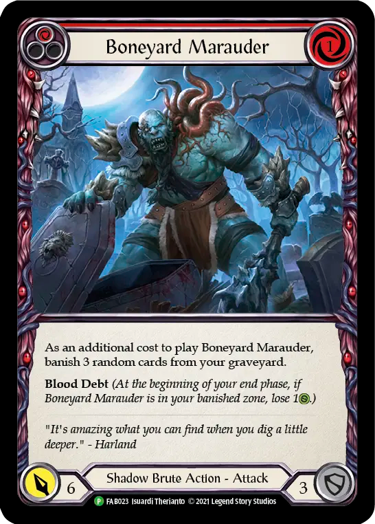 Boneyard Marauder (Red) - Flesh and Blood TCG - MoxLand