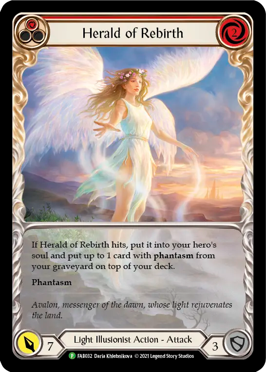 Herald of Rebirth (Red) - Flesh and Blood TCG - MoxLand