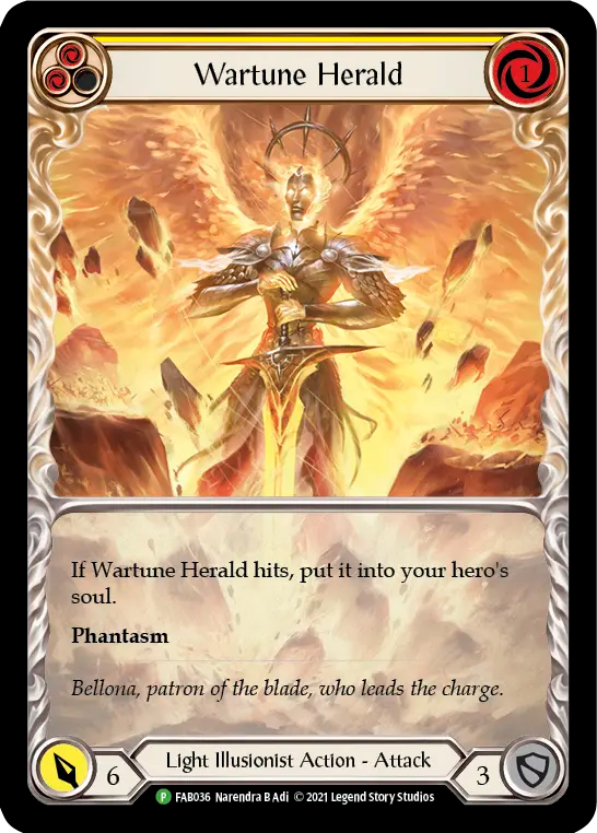 Wartune Herald (Yellow) - Flesh and Blood TCG - MoxLand
