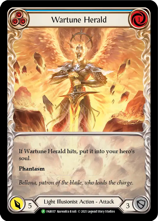 Wartune Herald (Blue) - Flesh and Blood TCG - MoxLand