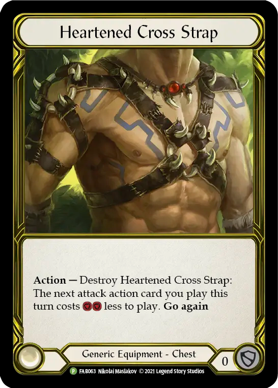 Heartened Cross Strap - Flesh and Blood TCG - MoxLand