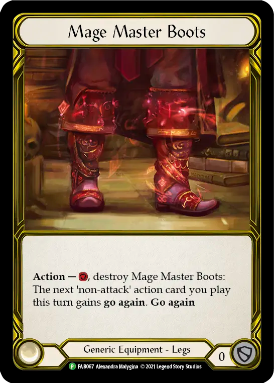 Mage Master Boots - Flesh and Blood TCG - MoxLand