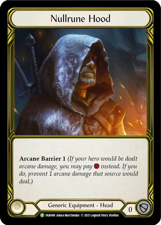 Nullrune Hood - Flesh and Blood TCG - MoxLand