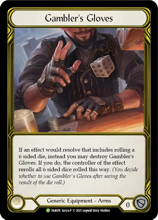 Gambler's Gloves - Flesh and Blood TCG - MoxLand