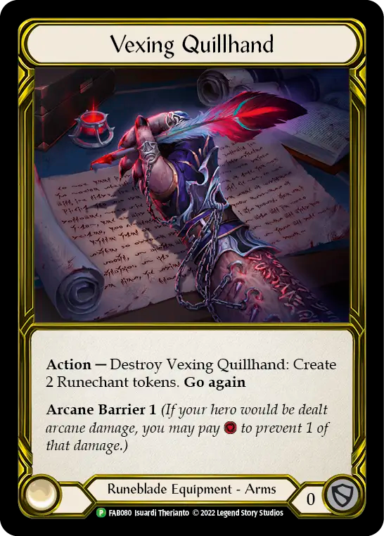 Vexing Quillhand - Flesh and Blood TCG - MoxLand