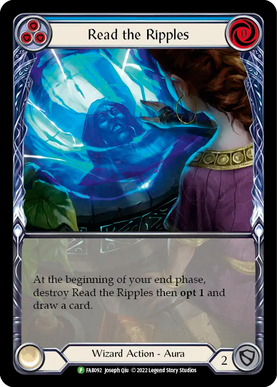 Read the Ripples (Blue) - Flesh and Blood TCG - MoxLand