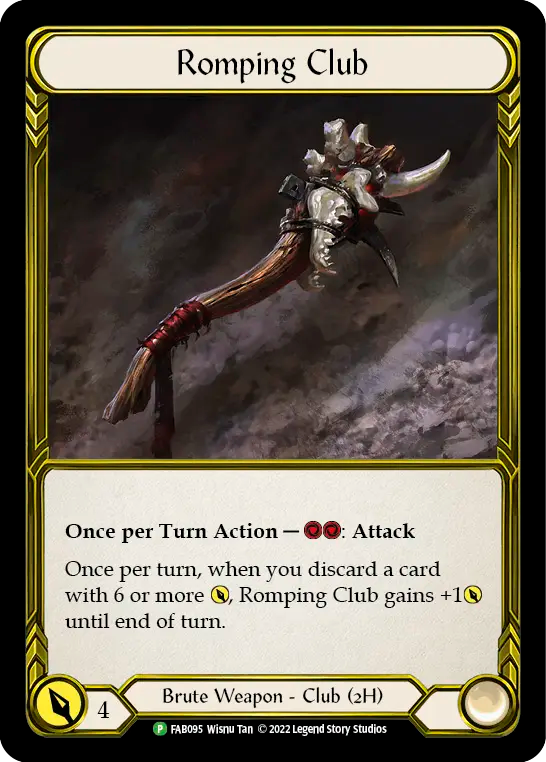 Romping Club - Flesh and Blood TCG - MoxLand