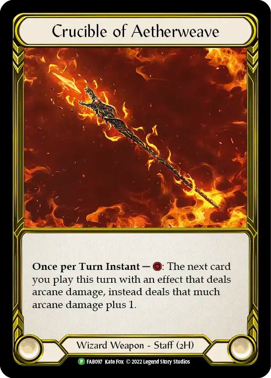 Crucible of Aetherweave - Flesh and Blood TCG - MoxLand