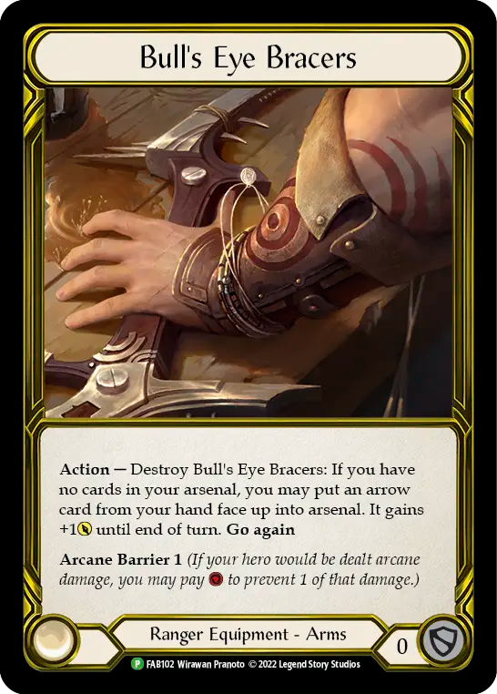 Bull's Eye Bracers - Flesh and Blood TCG - MoxLand