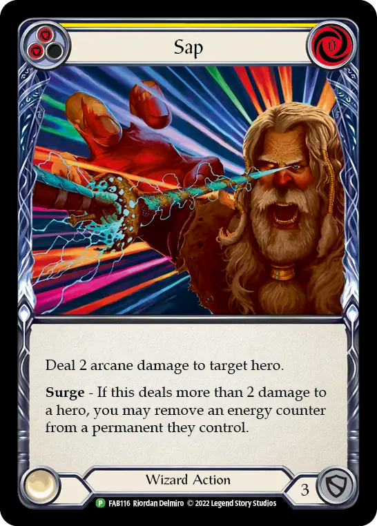 Sap (Yellow) - Flesh and Blood TCG - MoxLand
