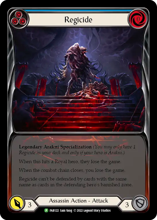 Regicide (Blue) - Flesh and Blood TCG - MoxLand