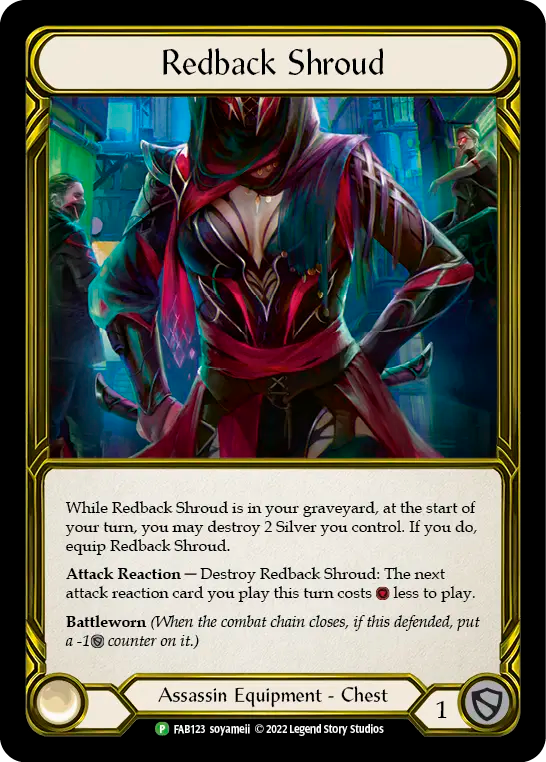 Redback Shroud - Flesh and Blood TCG - MoxLand
