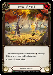 Peace of Mind (Red) - Flesh and Blood TCG - MoxLand