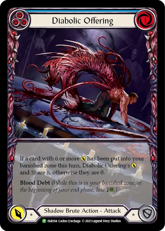 Diabolic Offering (Blue) - Flesh and Blood TCG - MoxLand