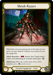 Shriek Razors - Flesh and Blood TCG - MoxLand