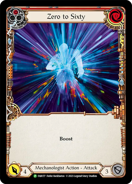 Zero to Sixty (Red) - Flesh and Blood TCG - MoxLand