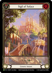 Sigil of Solace (Red) - Flesh and Blood TCG - MoxLand