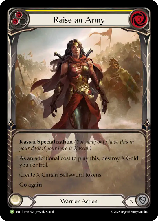 Raise an Army (Yellow) - Flesh and Blood TCG - MoxLand