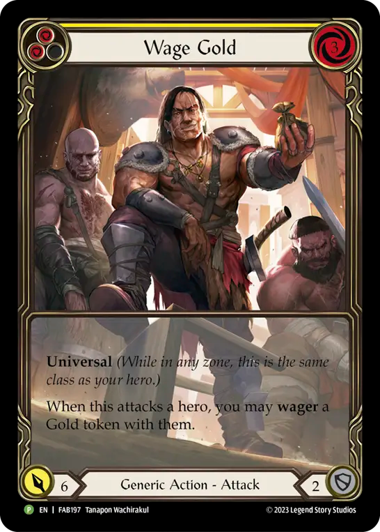Wage Gold (Yellow) - Flesh and Blood TCG - MoxLand
