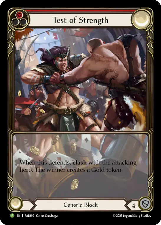 Test of Strength (Red) - Flesh and Blood TCG - MoxLand